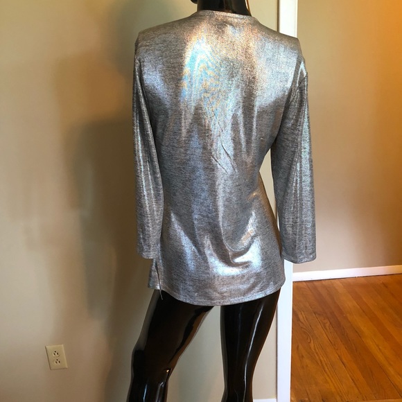 INC Silver Shirt, XL - Picture 4 of 4